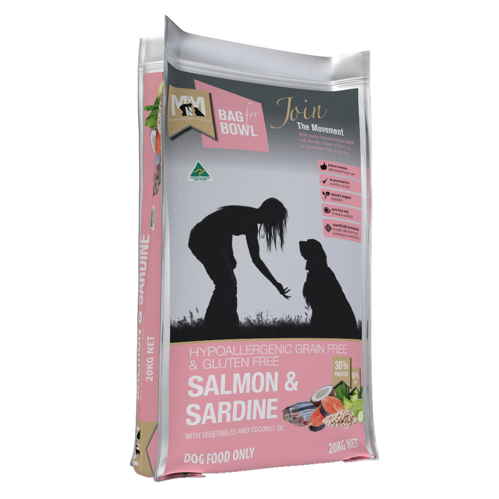 Meals for mutts clearance grain free salmon sardine